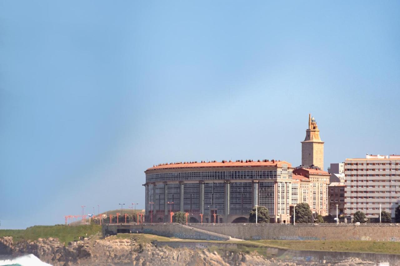 Apartamento Paseo Maritimo A Coruna Bagian luar foto